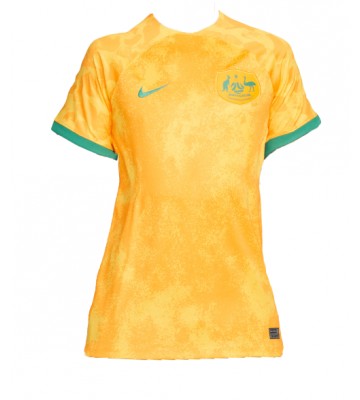 Australia Koszulka Podstawowych Kobiety MŚ 2022 Krótki Rękaw